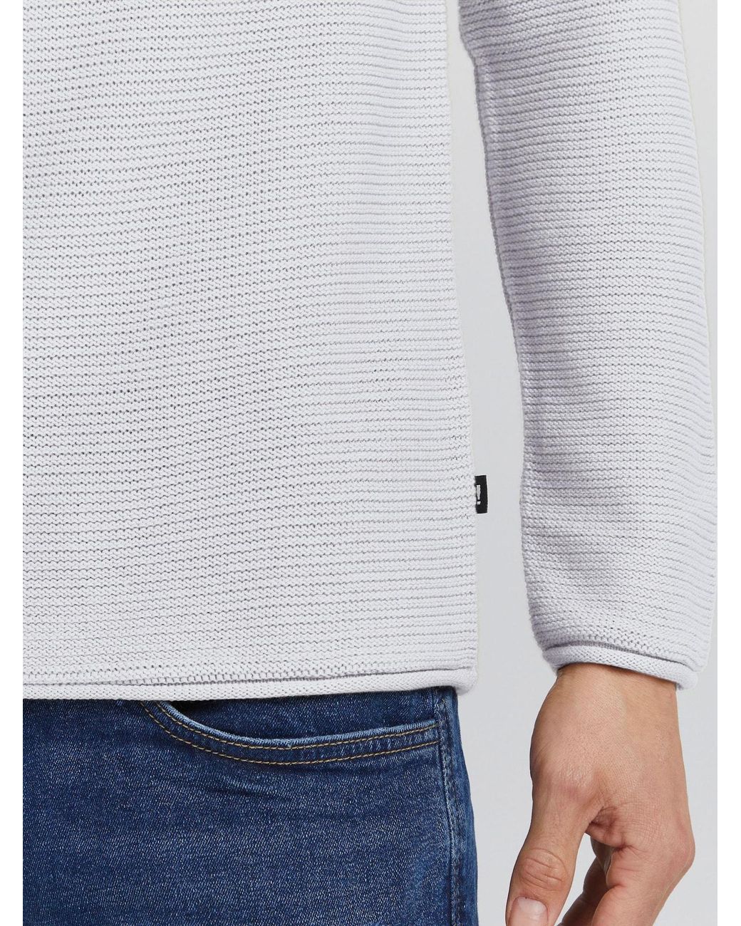Solid Pullover Jarah in Gray für Herren