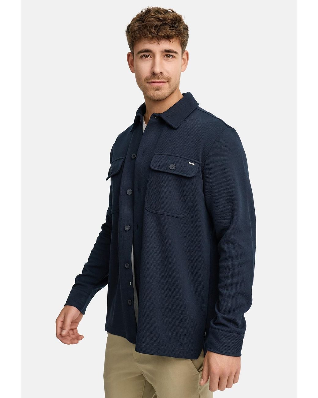 INDICODE Hemd Nello in Blue für Herren