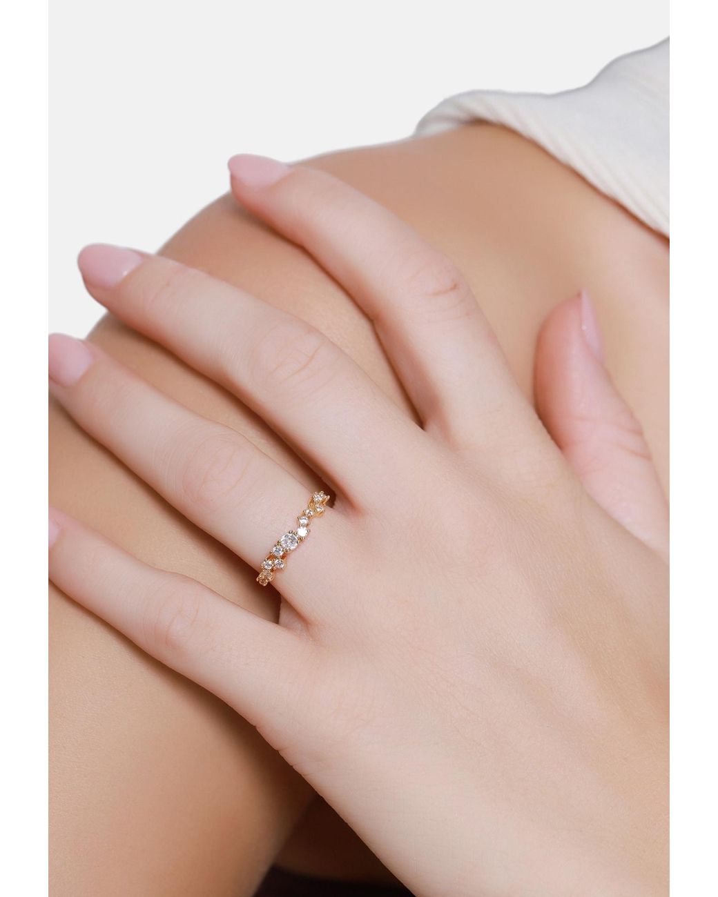 Heideman White Ring Ottavia