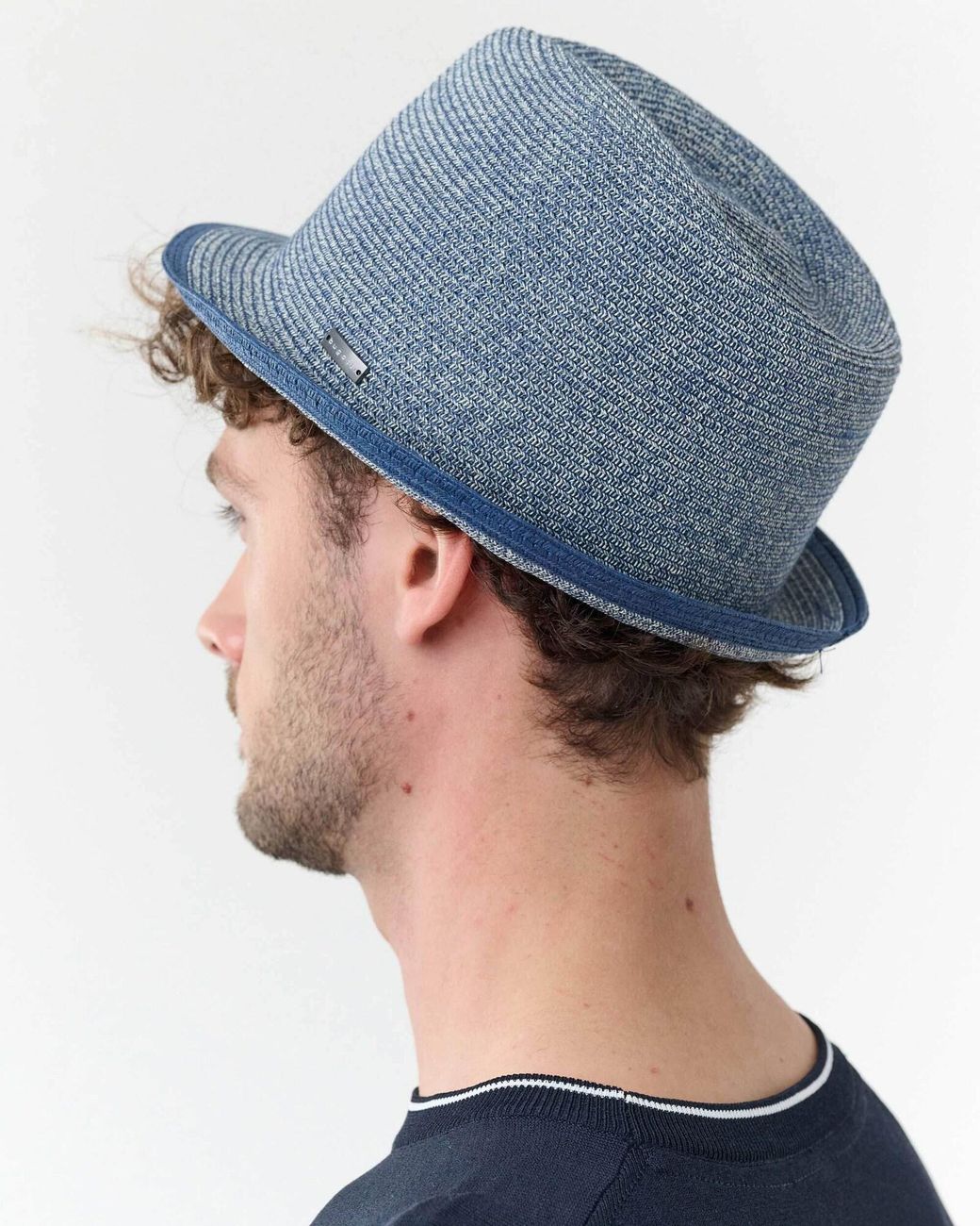 Bugatti Hut Trilby in Blue für Herren