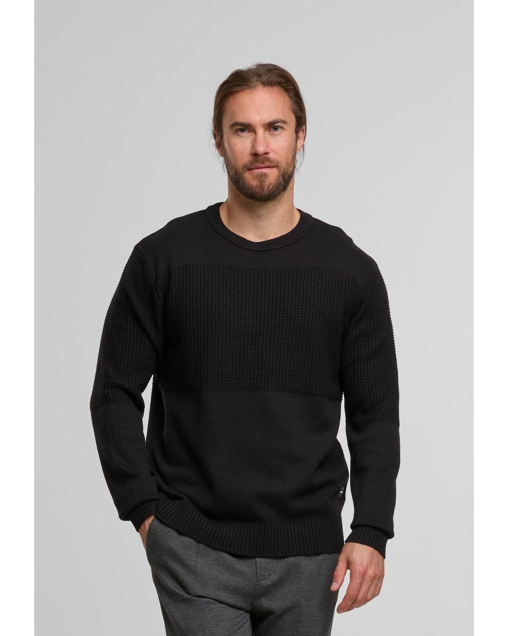 INDICODE Pullover Infame in Black für Herren