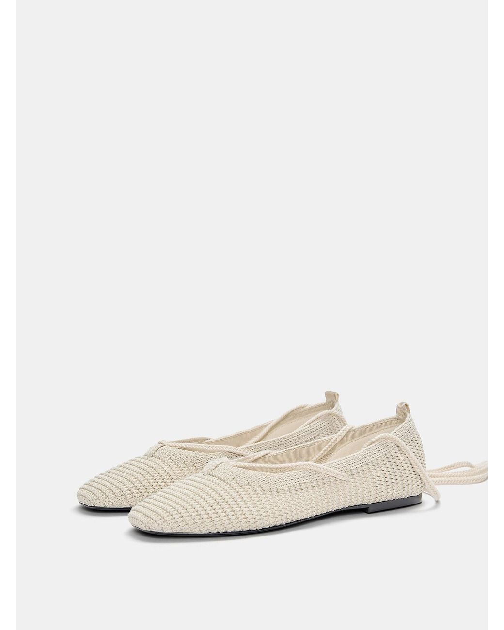 Pull&Bear Natural Ballerina