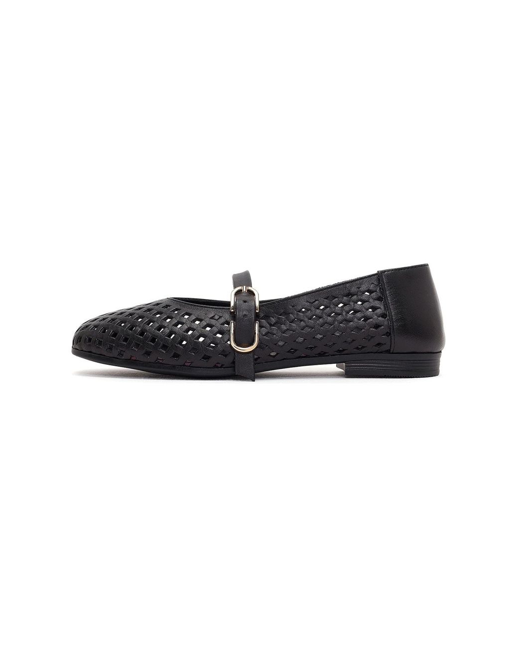 Derimod Riemchenballerina in Schwarz | Lyst DE