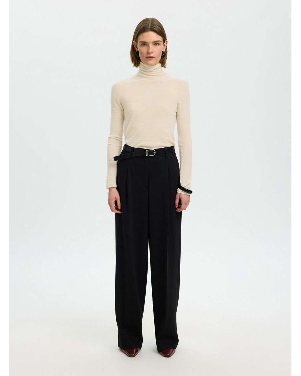 SELECTED White Pullover Vendy