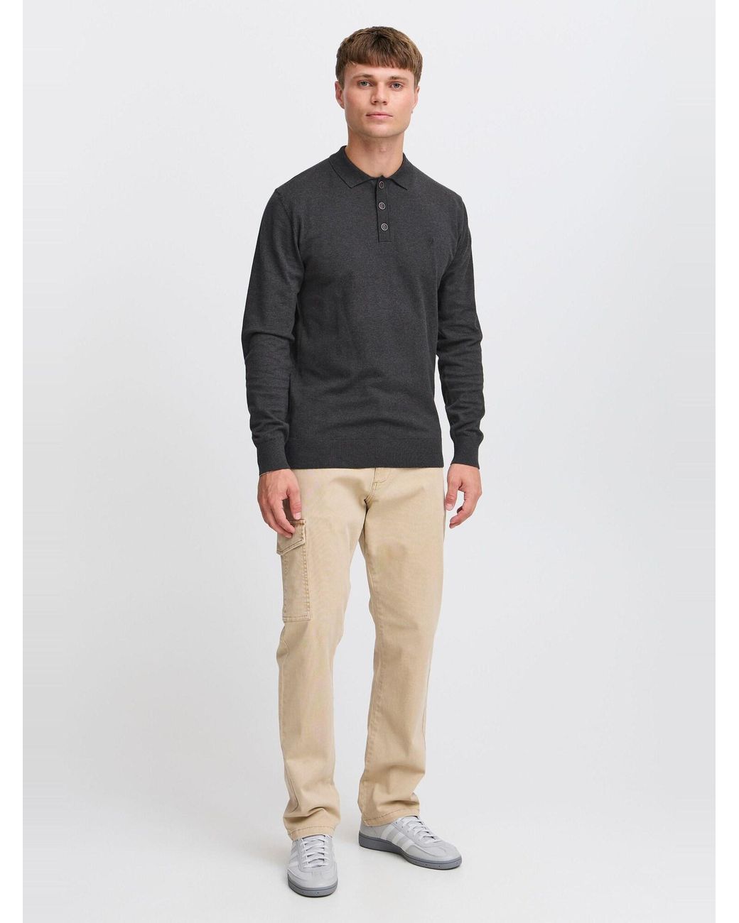 INDICODE Pullover in Gray für Herren