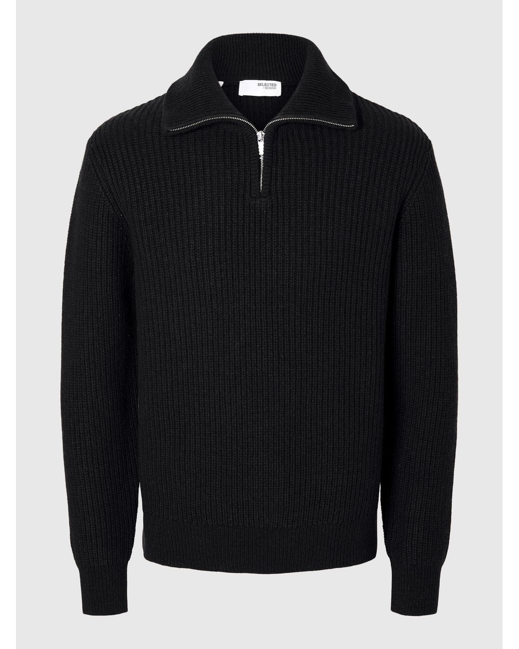 SELECTED Pullover Slhland in Black für Herren