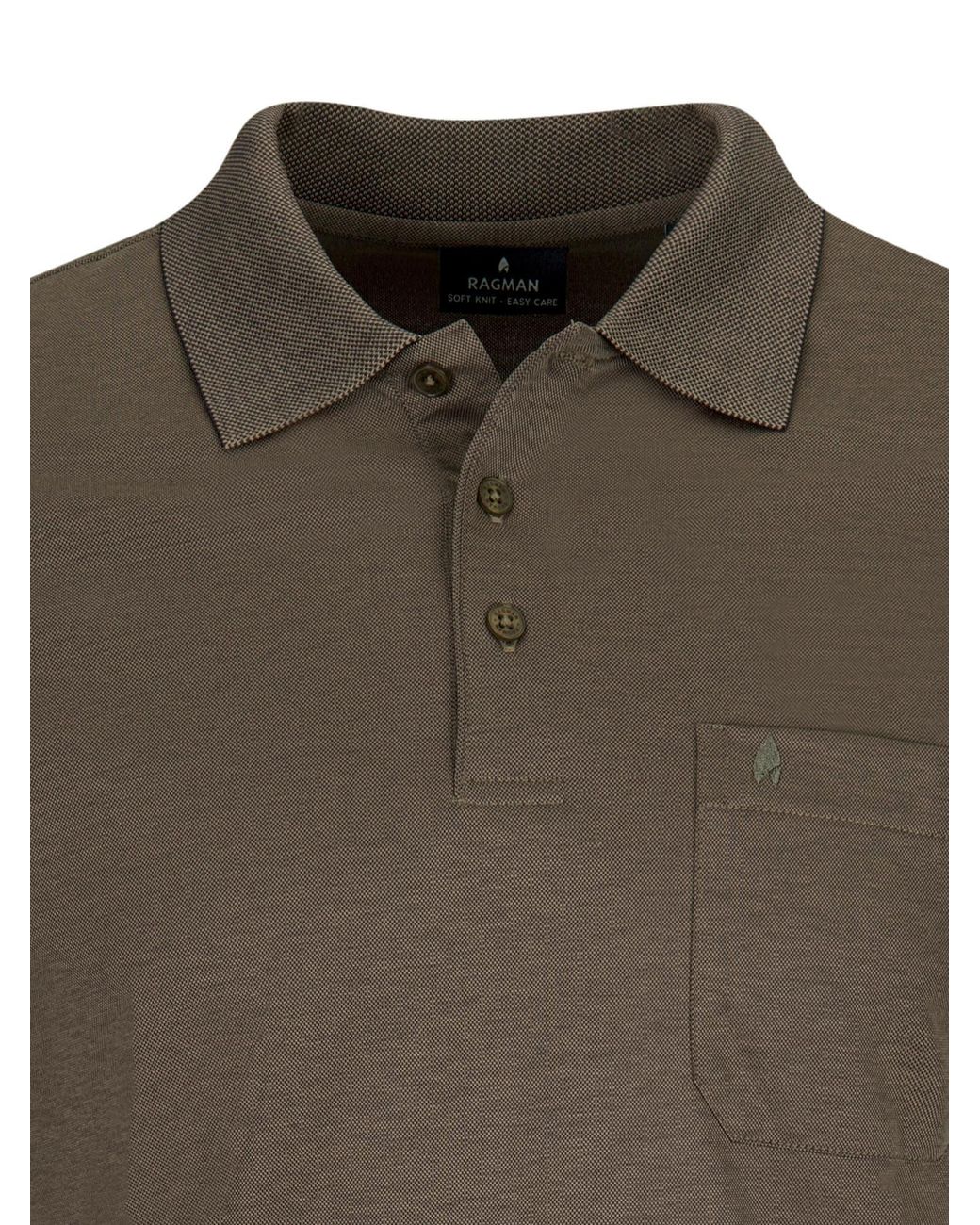RAGMAN Shirt Basic in Brown für Herren