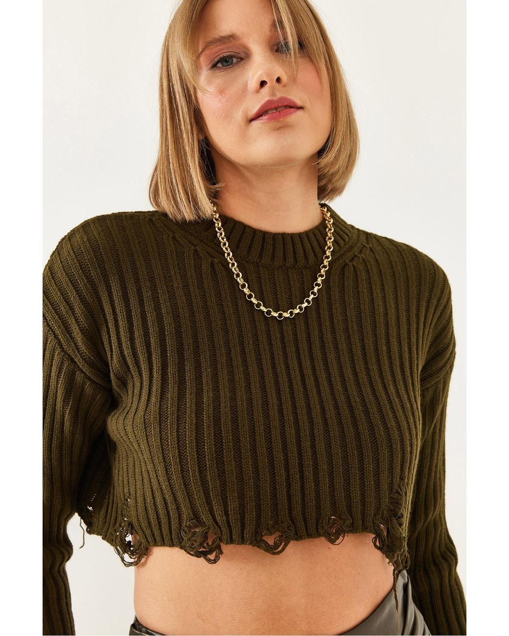 Bianco Lucci Green Pullover
