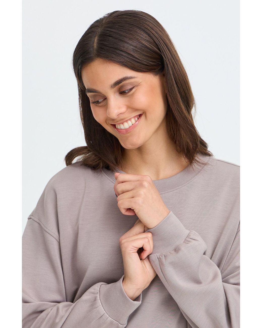 Fransa Gray Pullover Aurora
