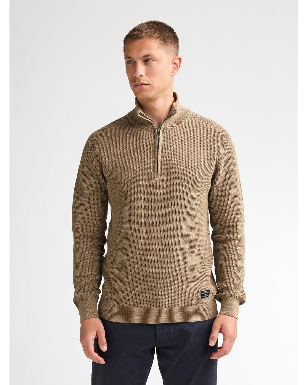 Petrol Industries Pullover in Natural für Herren