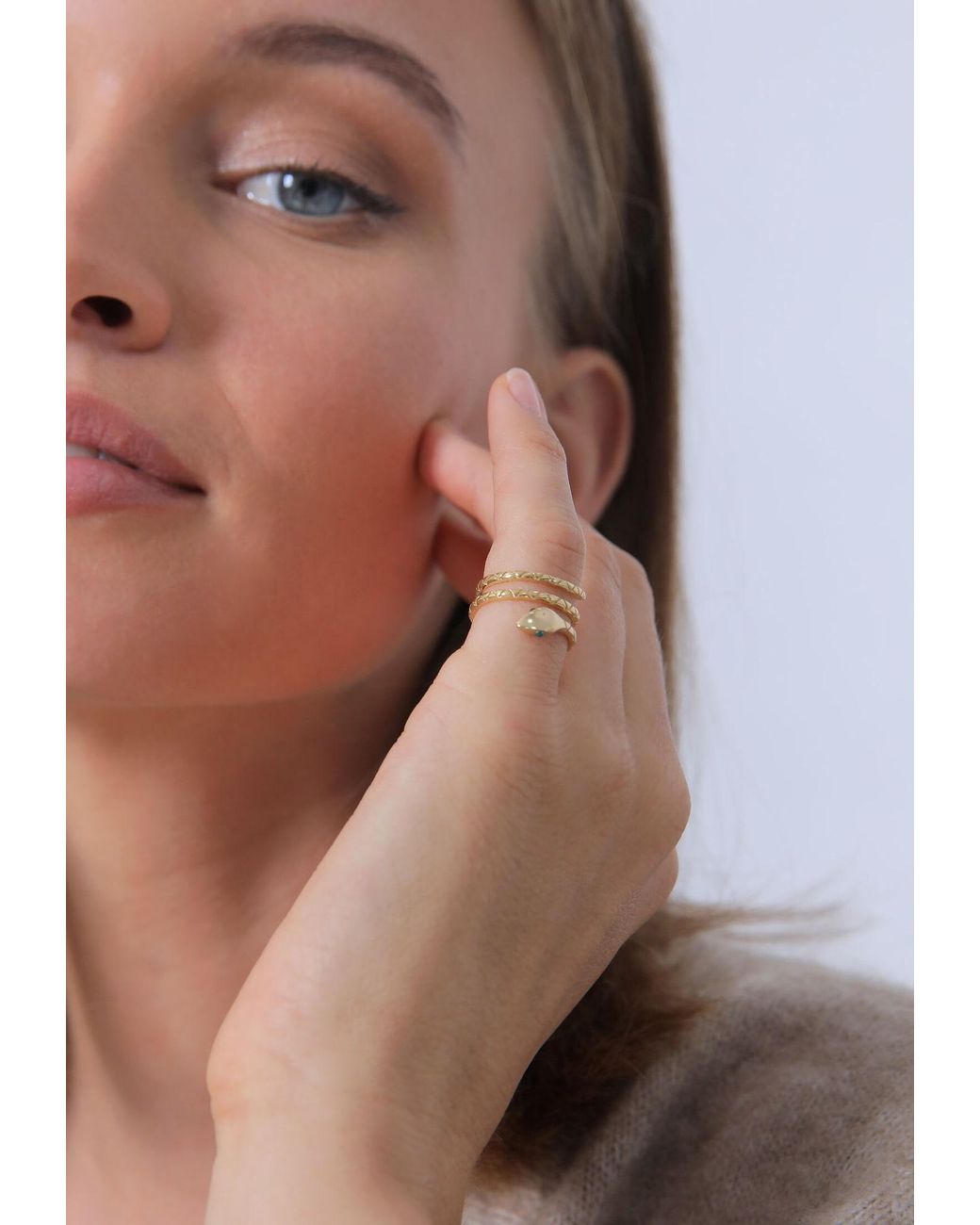 Elli Jewelry Metallic Ring Pinky Snake