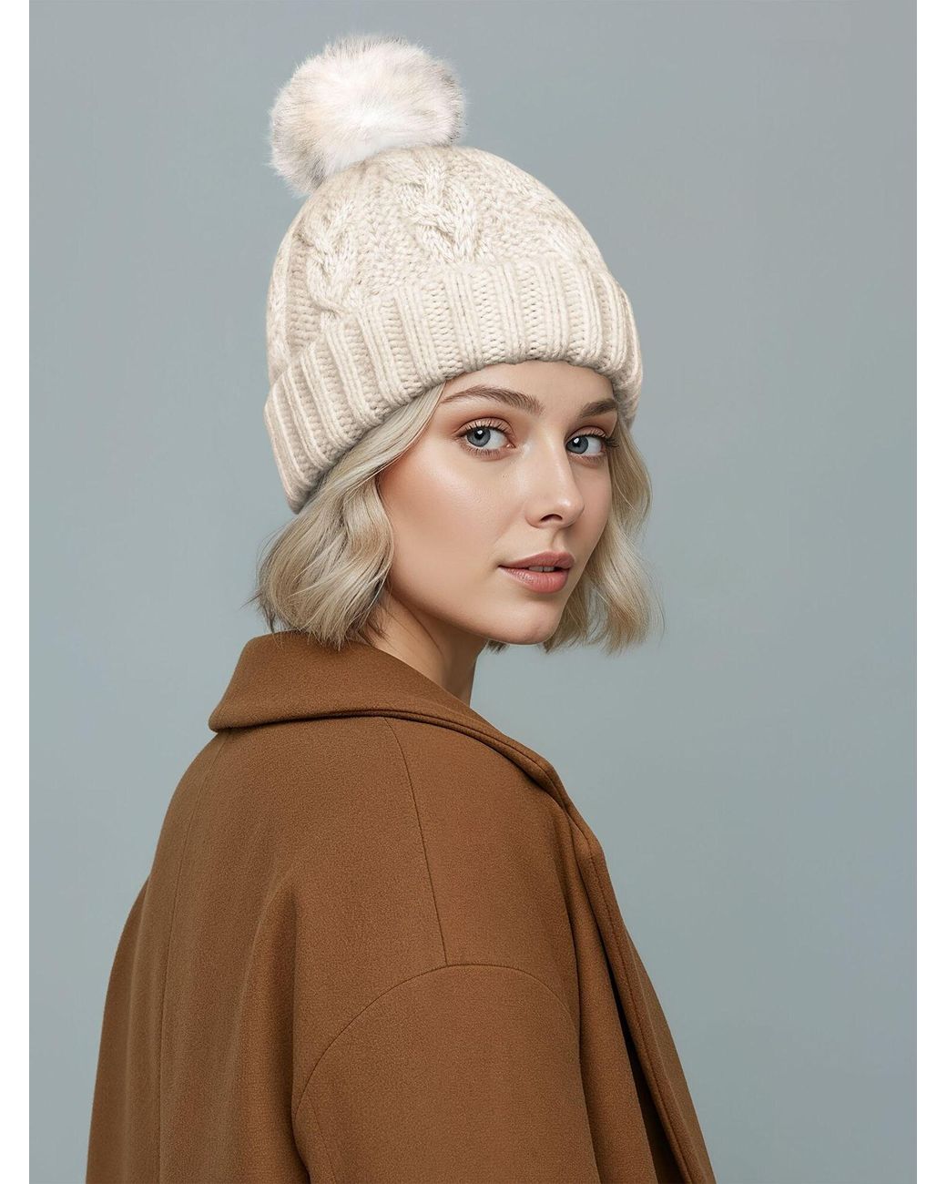 Neverless Natural Mütze Jule