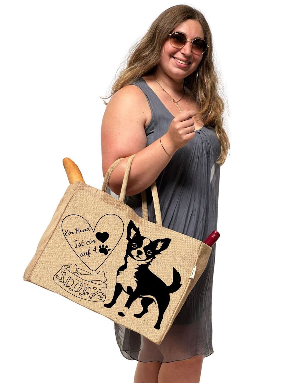 DOMELO Natural Strandtasche