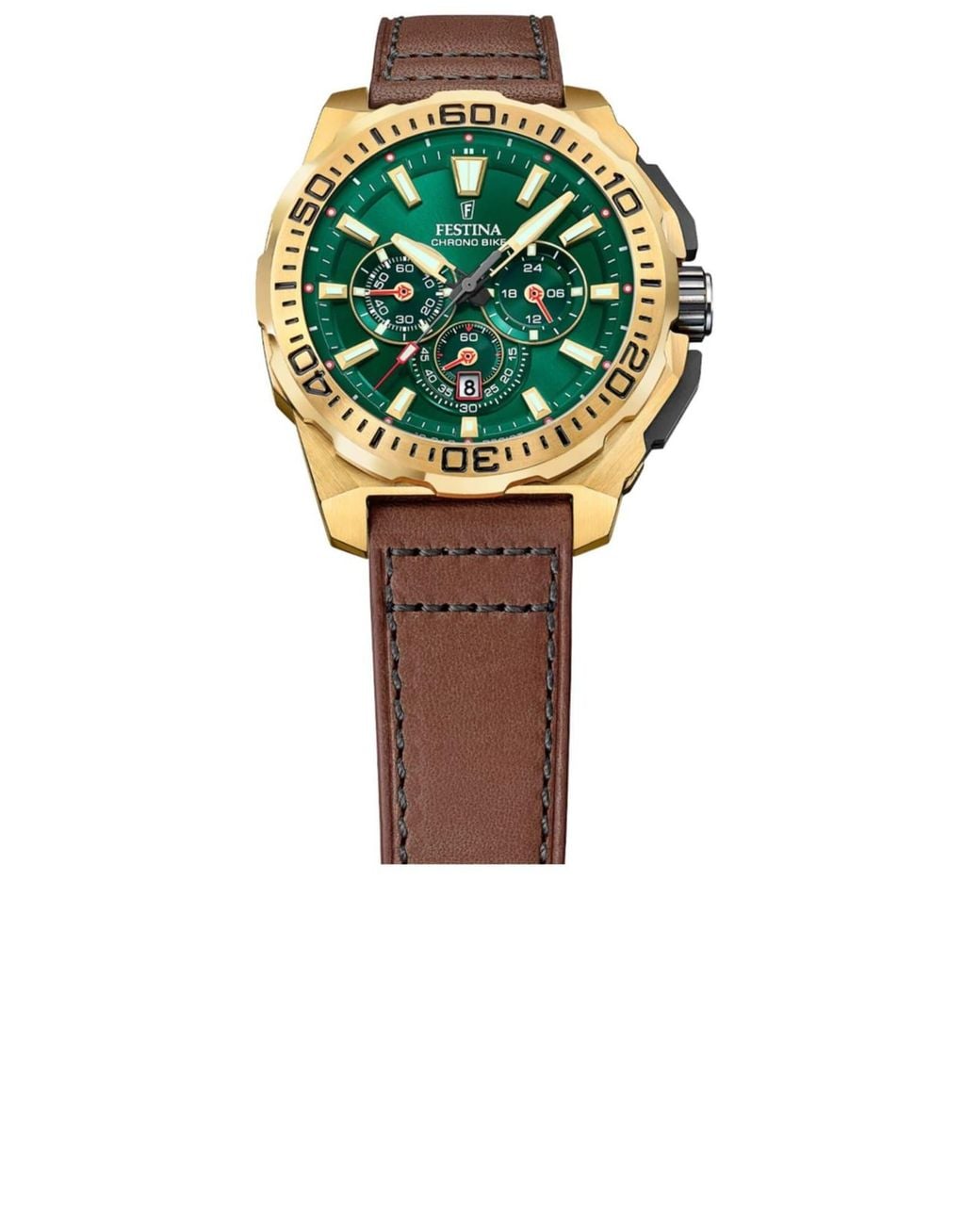 Festina Analoguhr Chronograph Chrono Bike in Green für Herren