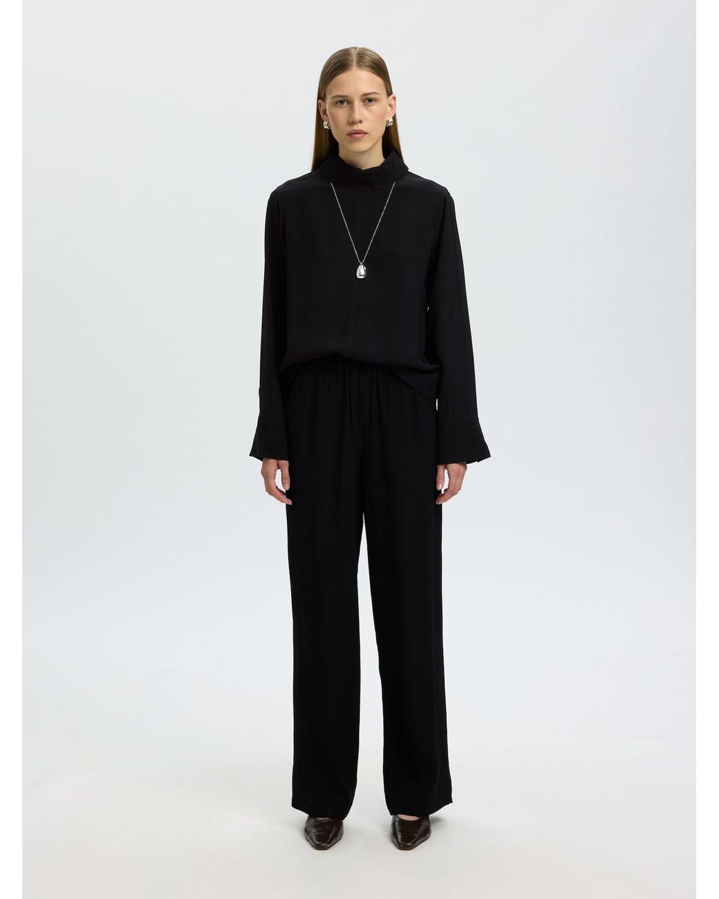 SELECTED Black Bluse
