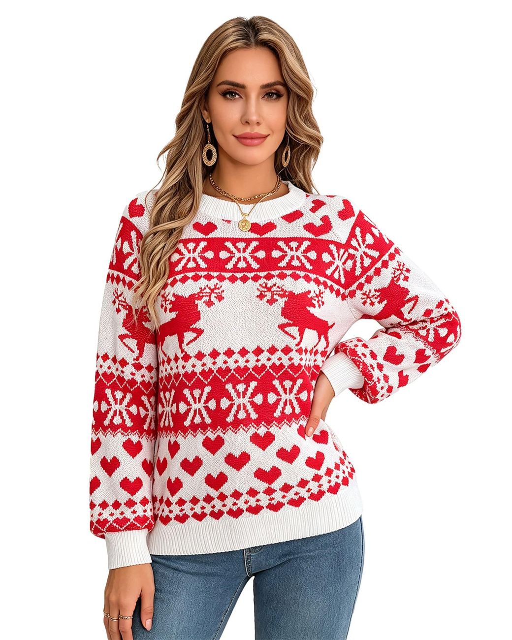 KoJooin Red Pullover