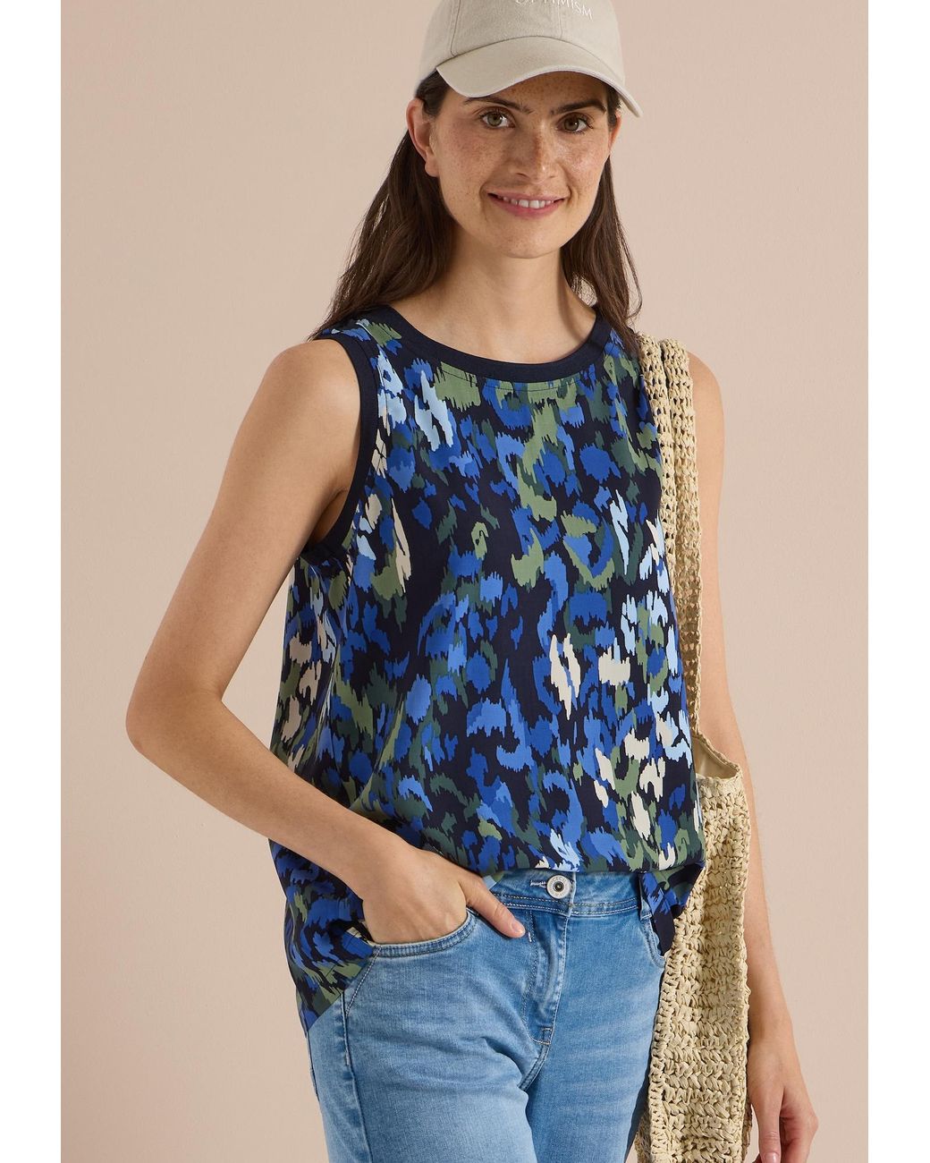 Cecil Blue Bluse