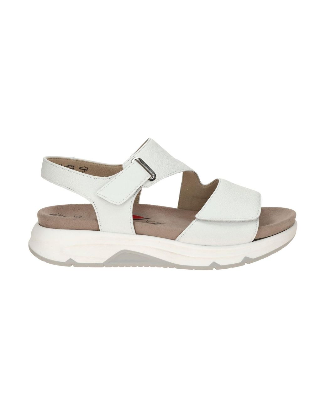 Gabor White Sandale Rollingsoft