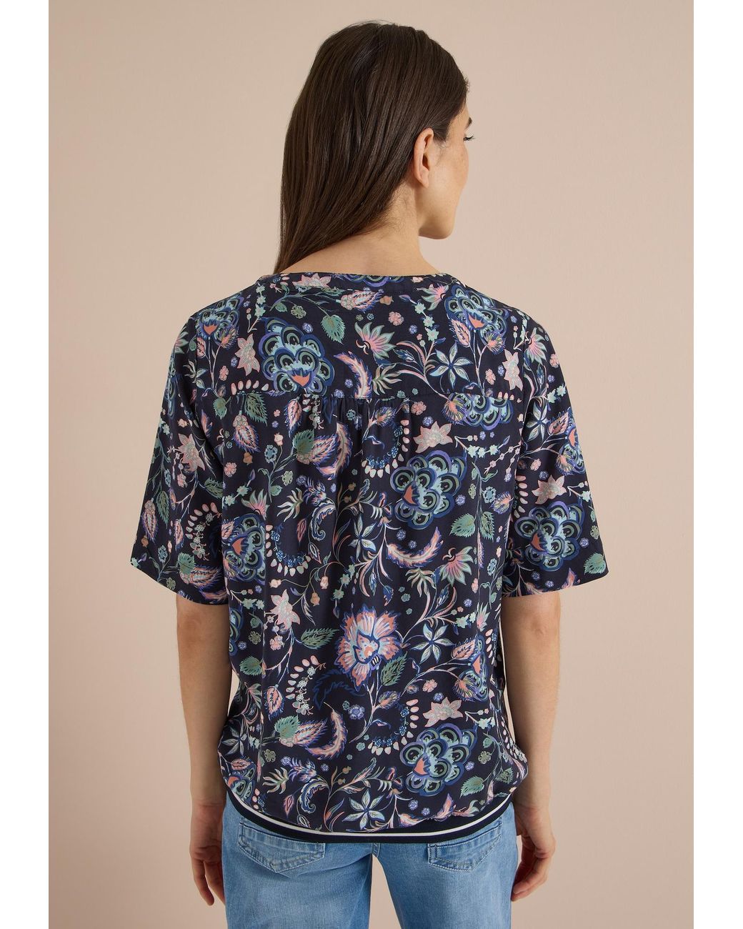 Cecil Blue Bluse