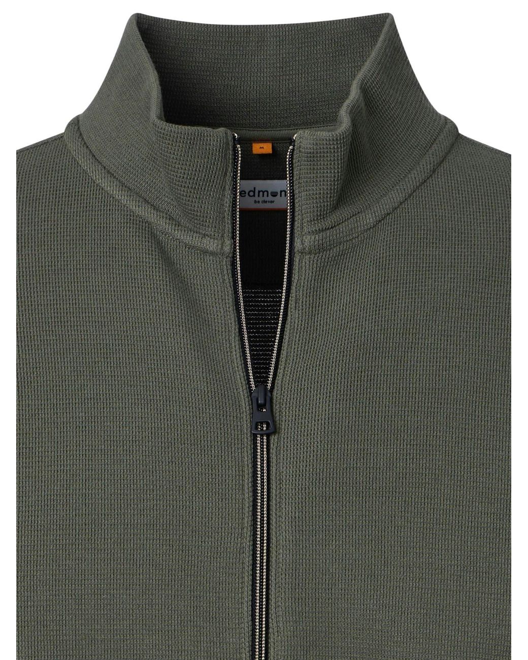 Redmond Sweatjacke Basic in Gray für Herren