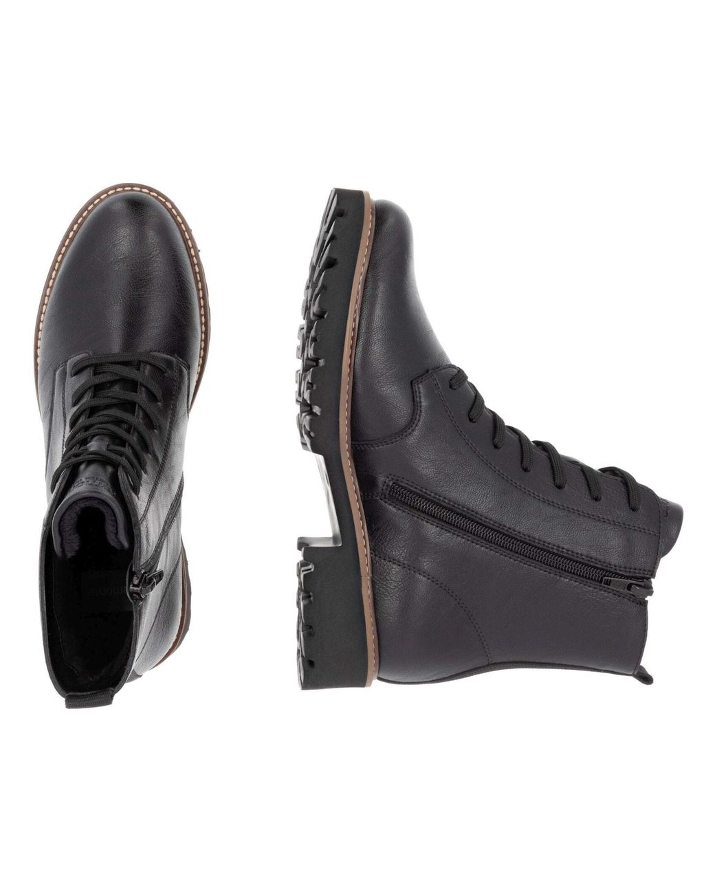 Remonte Black Schnürstiefelette
