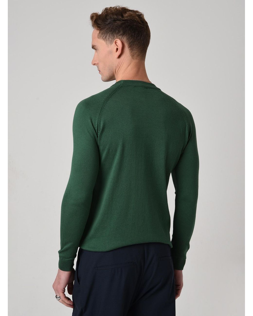 Antioch Crew Neck Pullover in Green für Herren