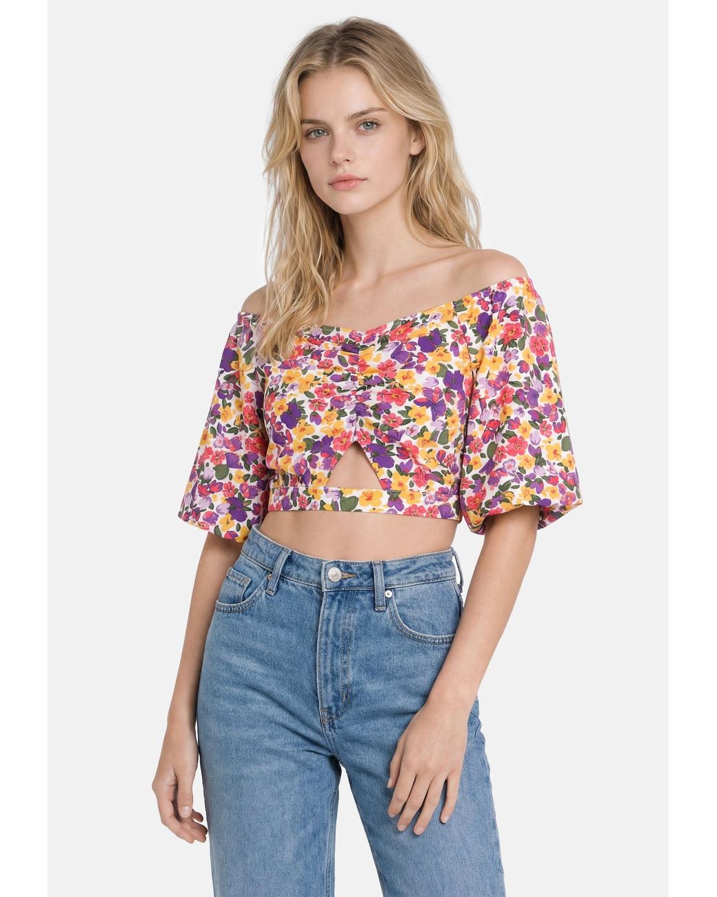 ECY Red Bluse Spring Summer