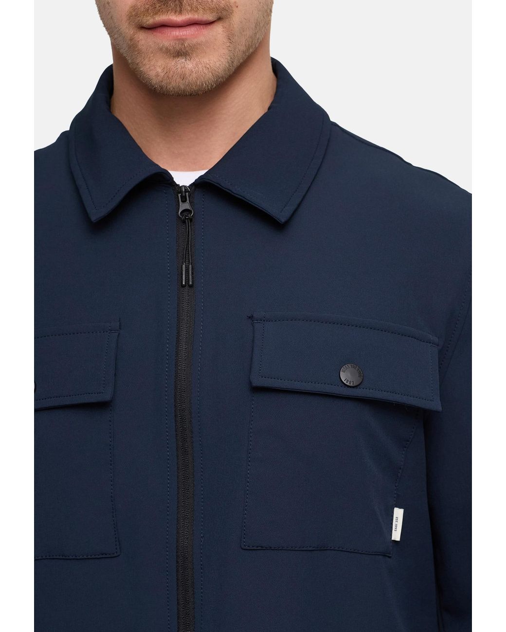 INDICODE Hemd Rommie in Blue für Herren