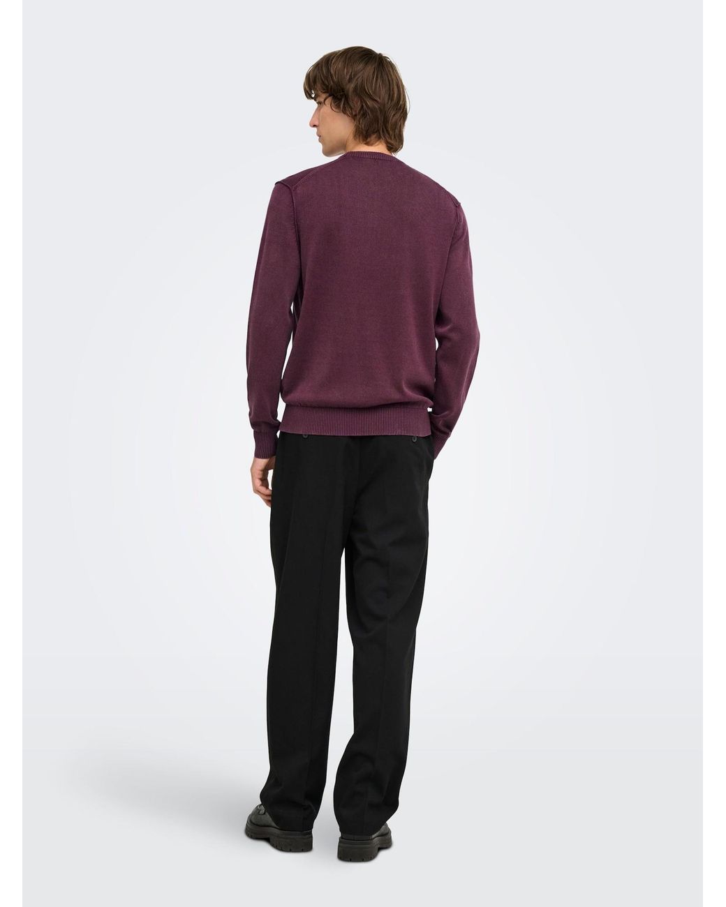 Only & Sons Pullover Garson in Purple für Herren
