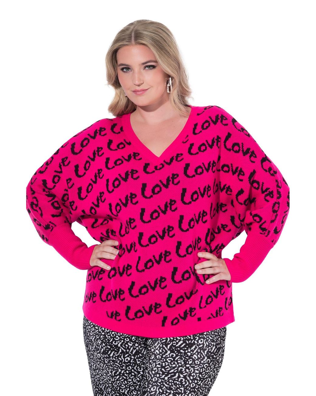 MIAMODA Pink Pullover