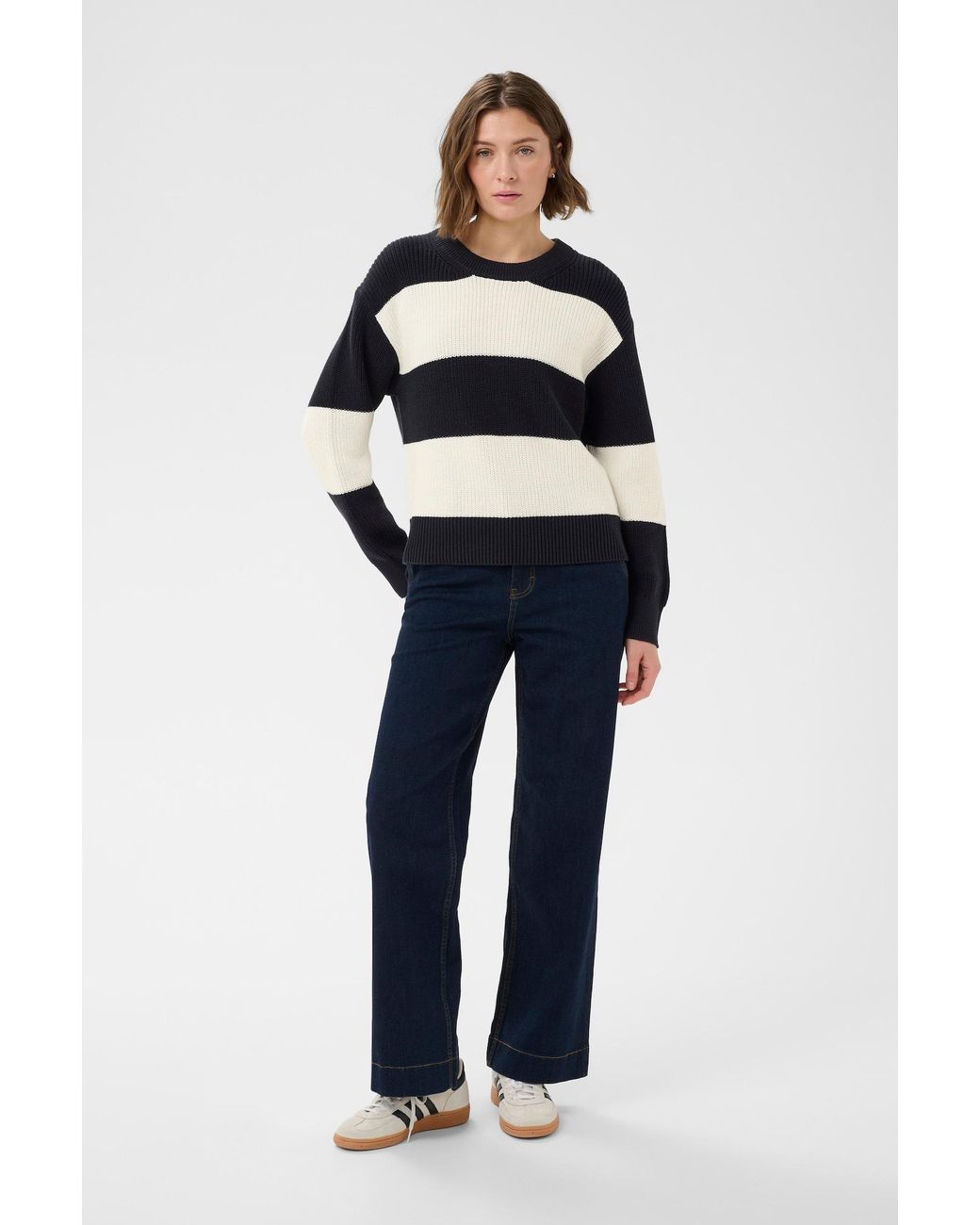 Part Two Blue Pullover Bozenapw