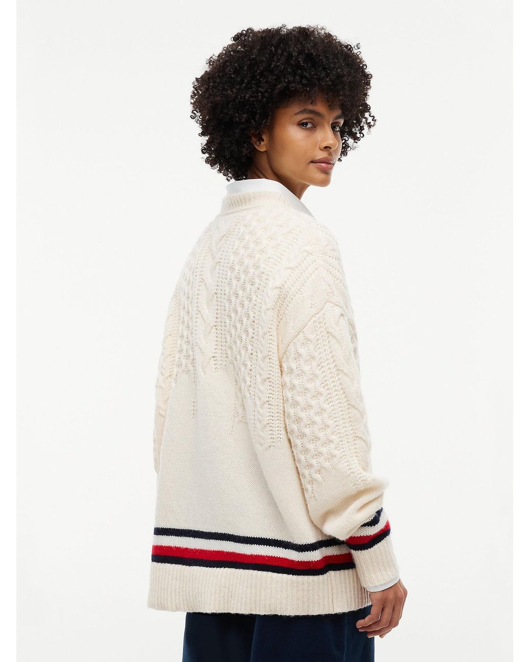 Tommy Hilfiger White Pullover