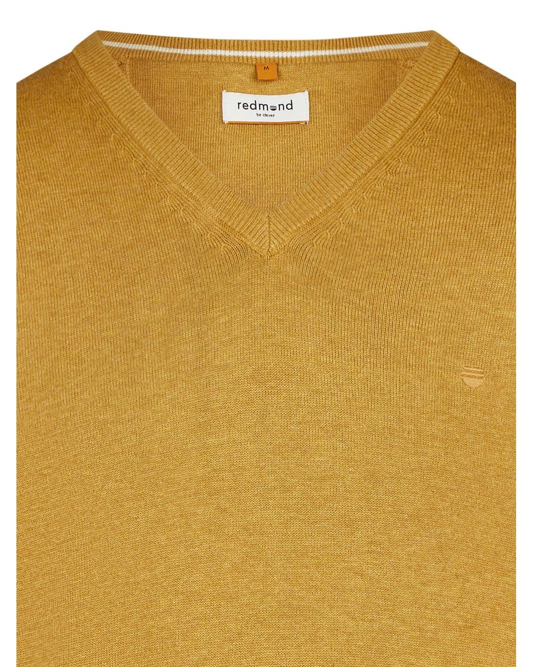 Redmond Pullover Basic in Yellow für Herren