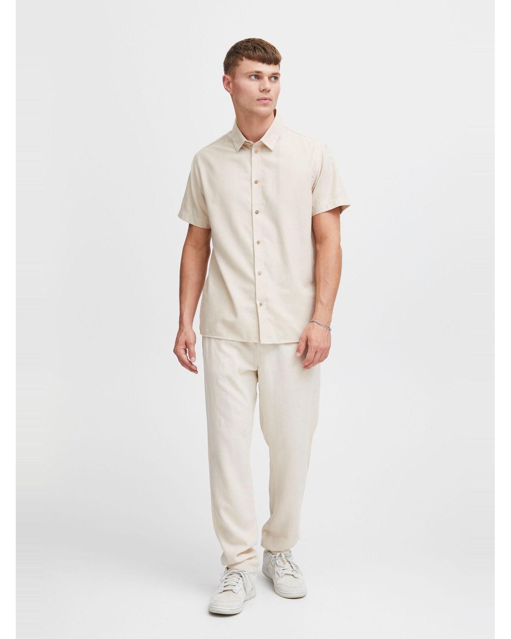 Solid Hemd Pete in White für Herren