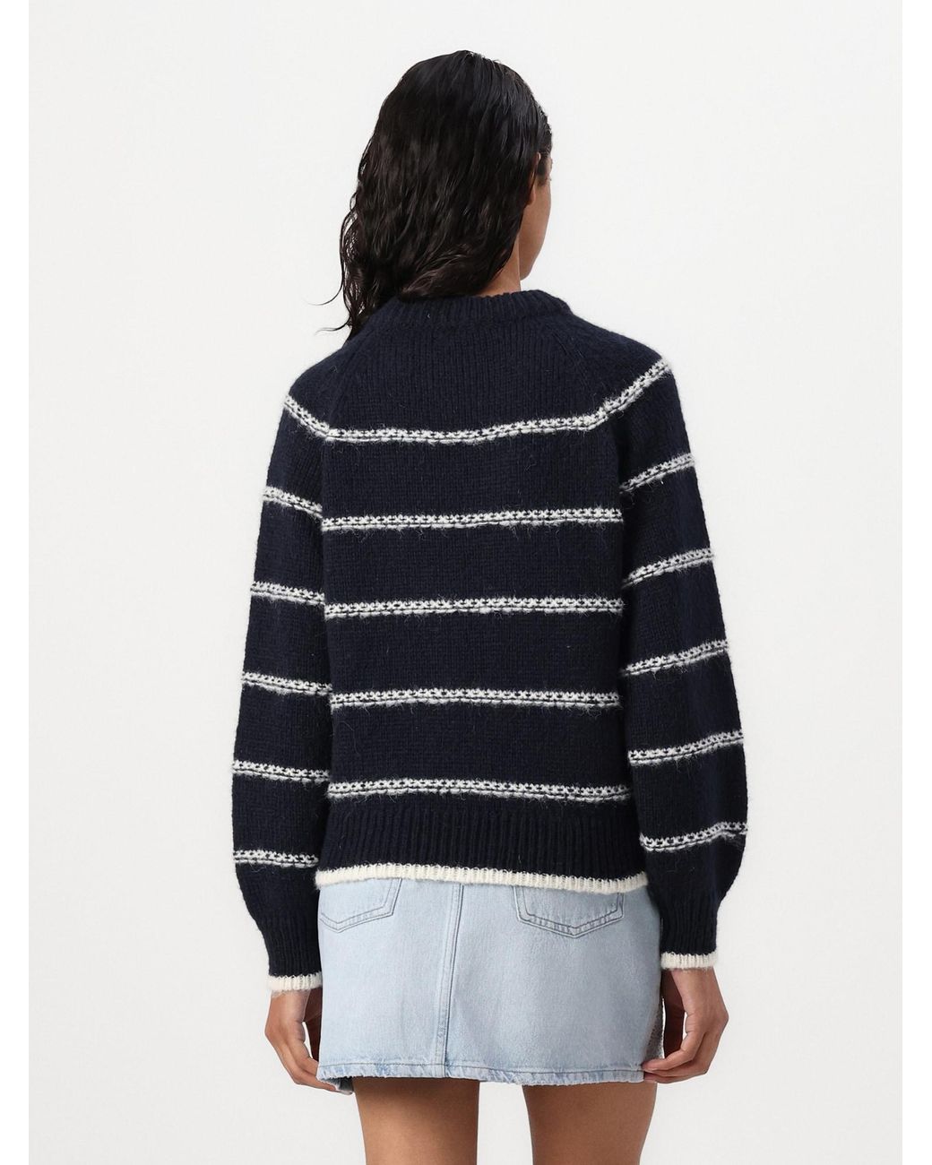 Pieces Blue Pullover Pcnelia