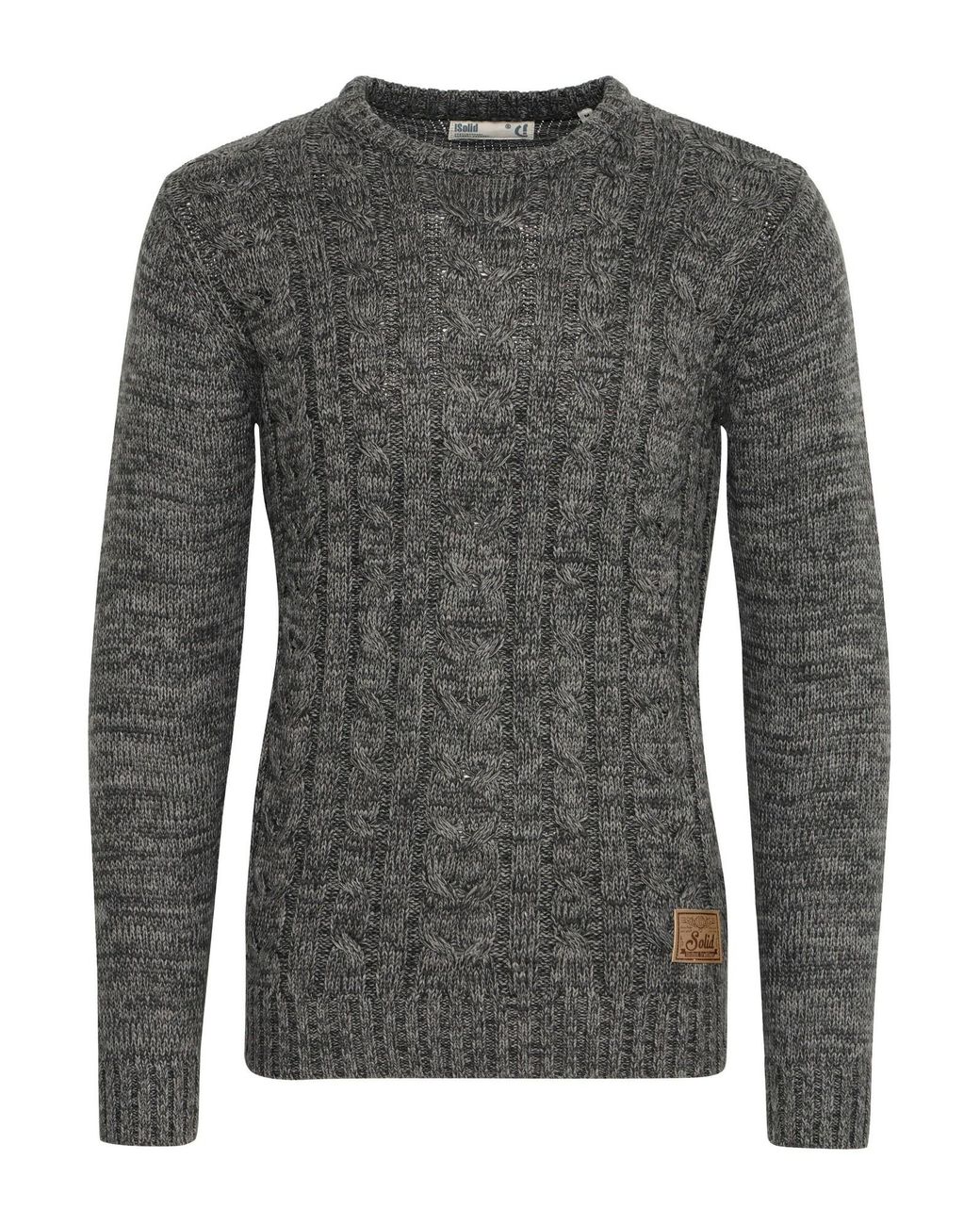 Solid Pullover Philemon in Gray für Herren