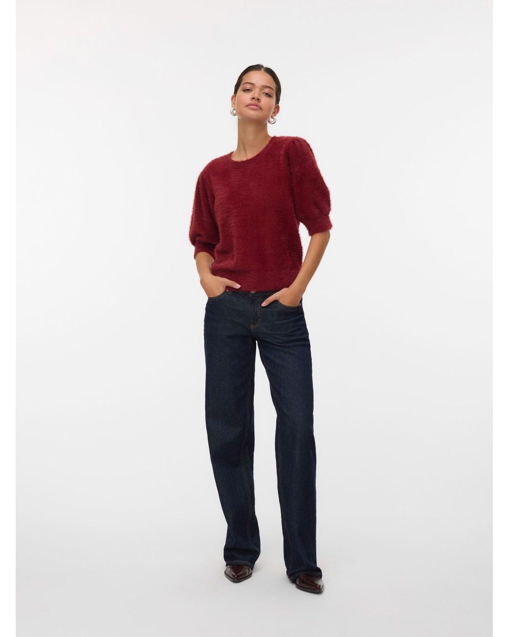 Vero Moda Red Pullover Vmalina
