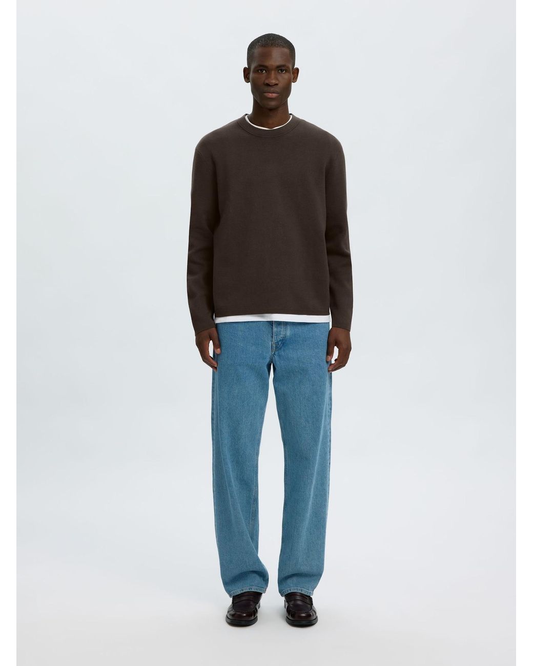 SELECTED Pullover in Gray für Herren