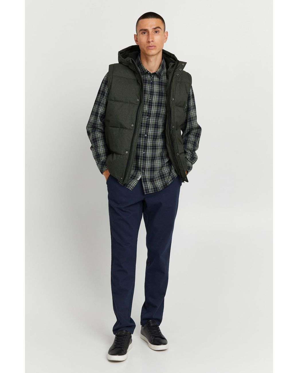 Solid Weste in Green für Herren