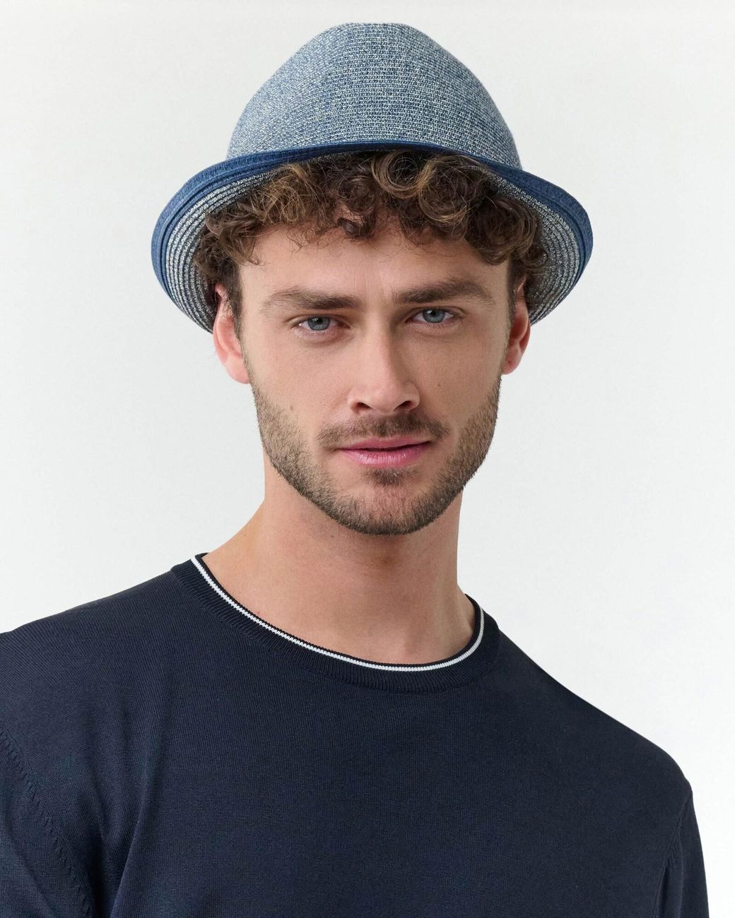 Bugatti Hut Trilby in Blue für Herren