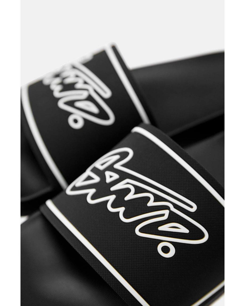 Pull&Bear Pantolette Stwd in Black für Herren