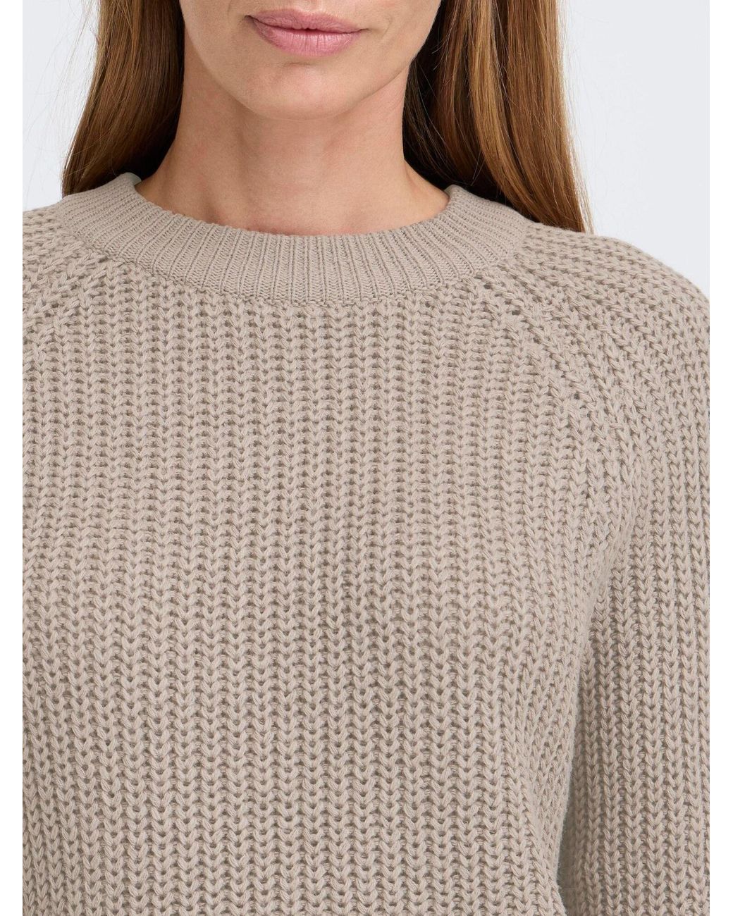 Oxmo Gray Strickpullover Oxfkanna