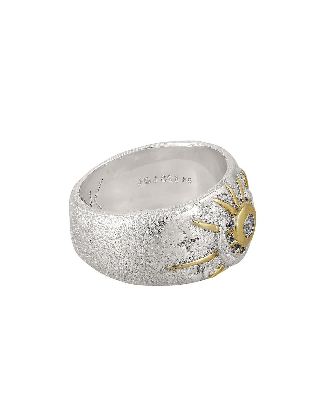 Kuzzoi Ring Astro in White für Herren