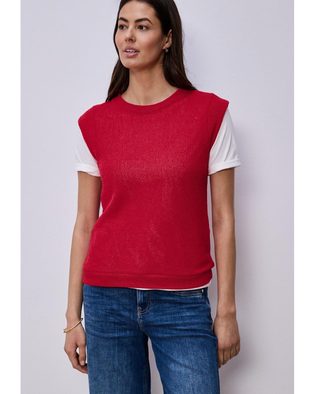 Street One Red Pullover
