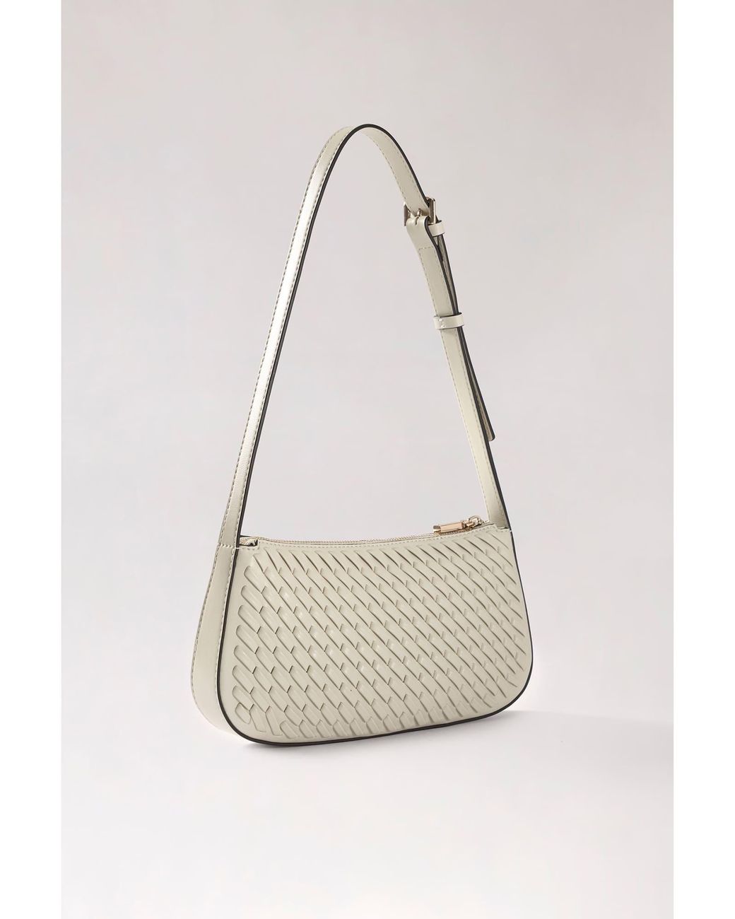 Guess White Schultertasche Kora