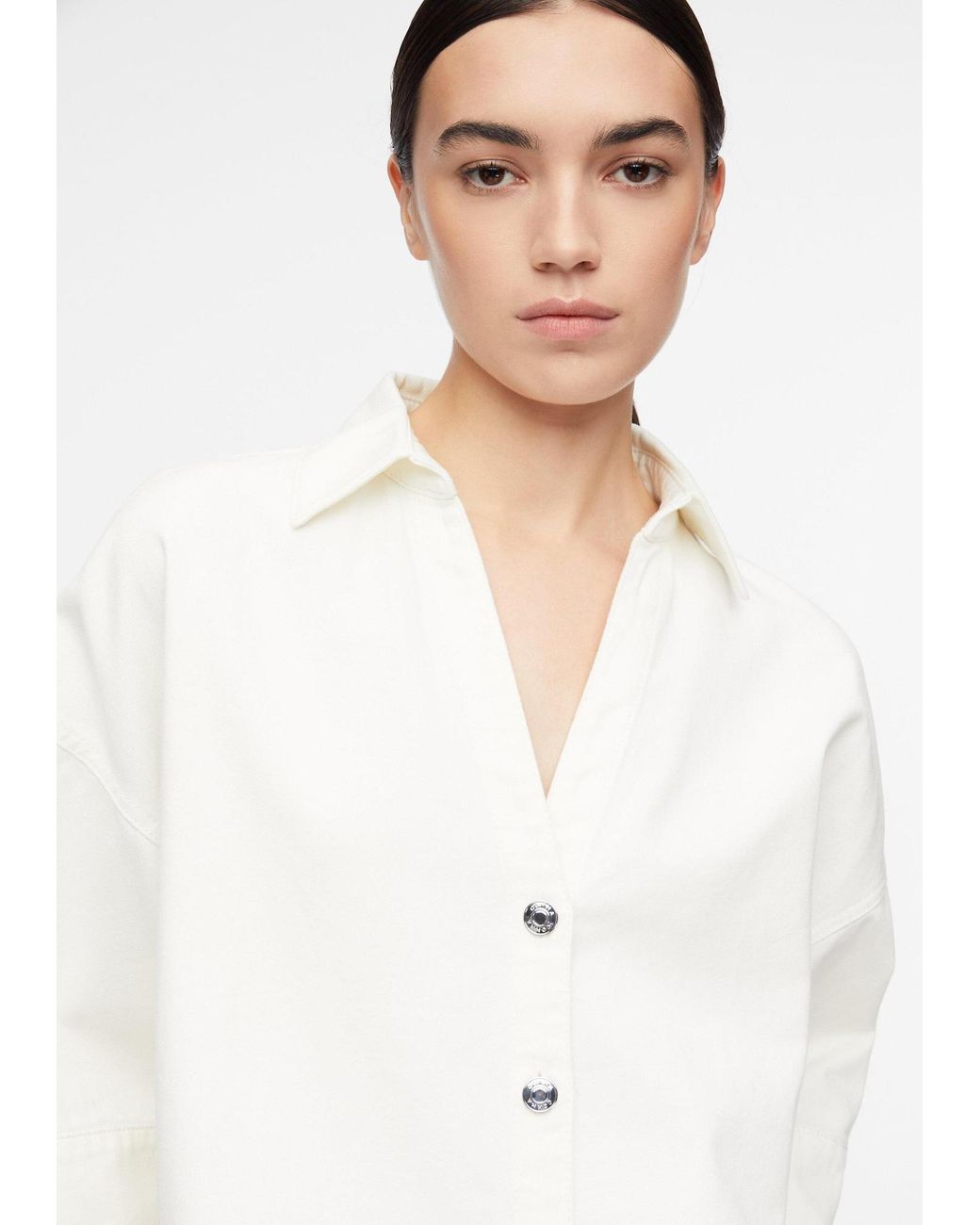 Comma, White Bluse