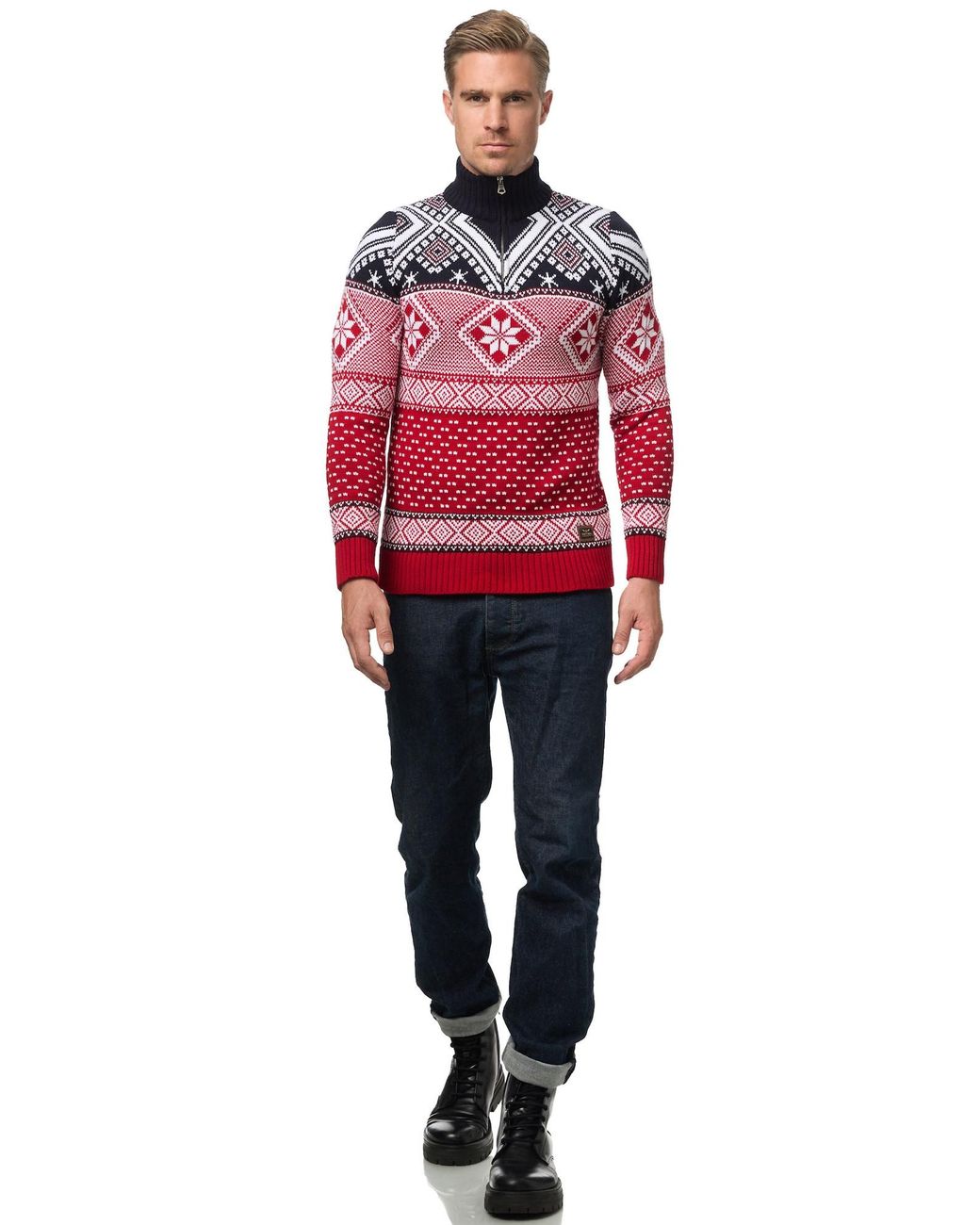 Rusty Neal Pullover in Red für Herren
