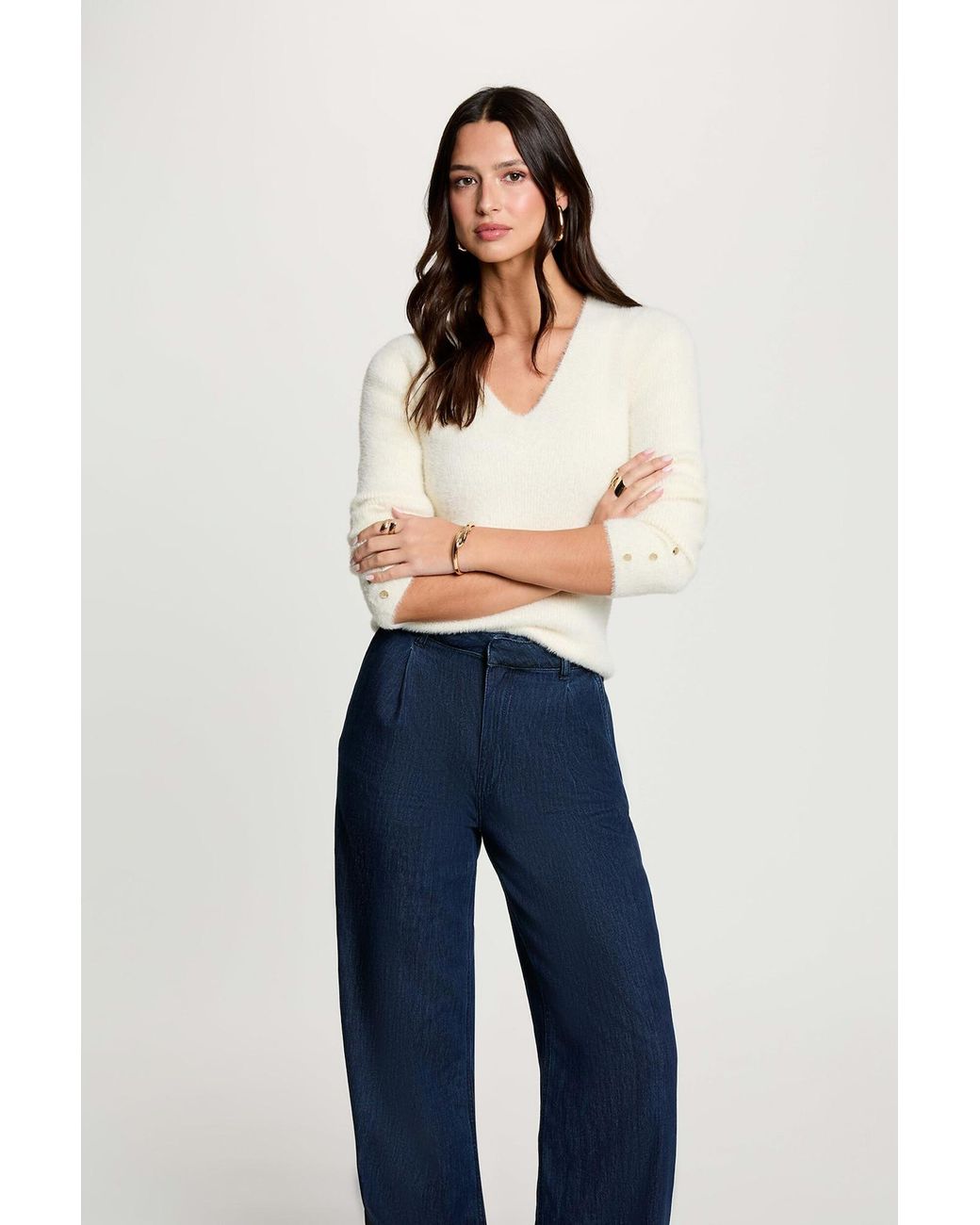 Morgan White Pullover Mlisa