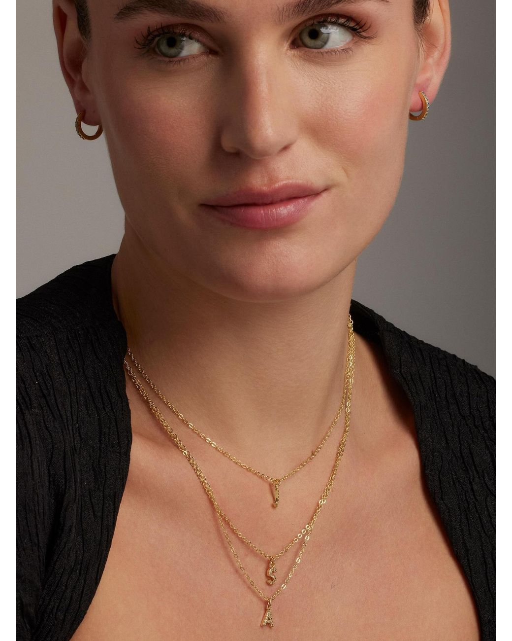 Luxenter Metallic Kette Alphabet