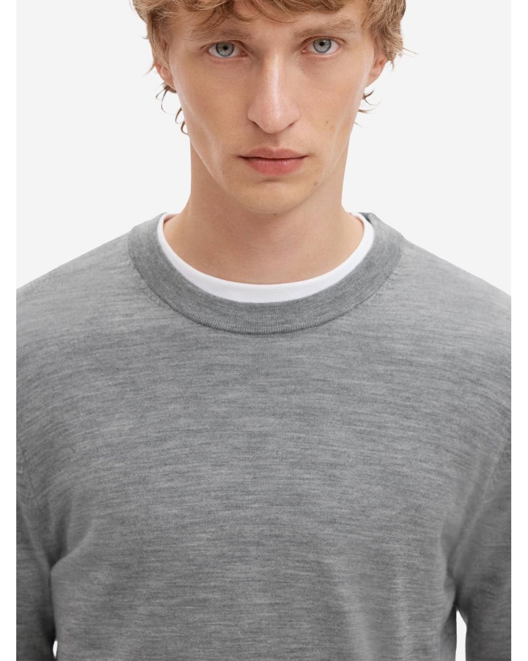SELECTED Pullover Tray in Gray für Herren